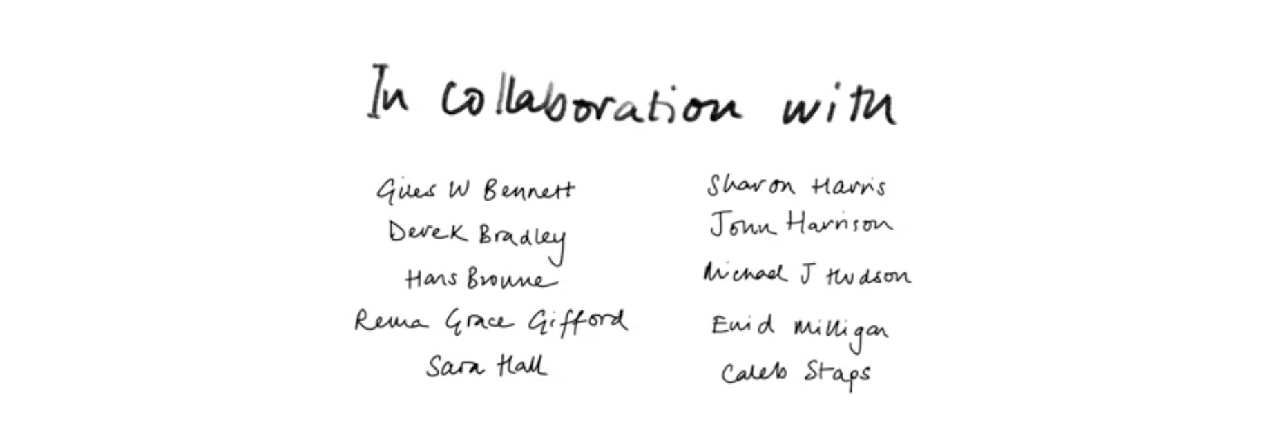 Names of participants